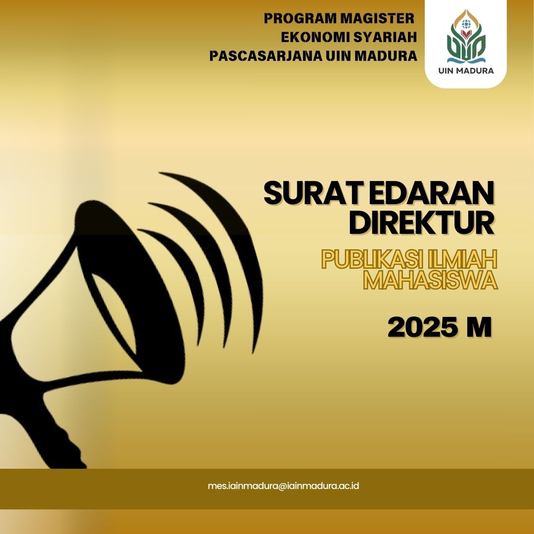 SURAT EDARAN PUBLIKASI ILMIAH MAHASISWA