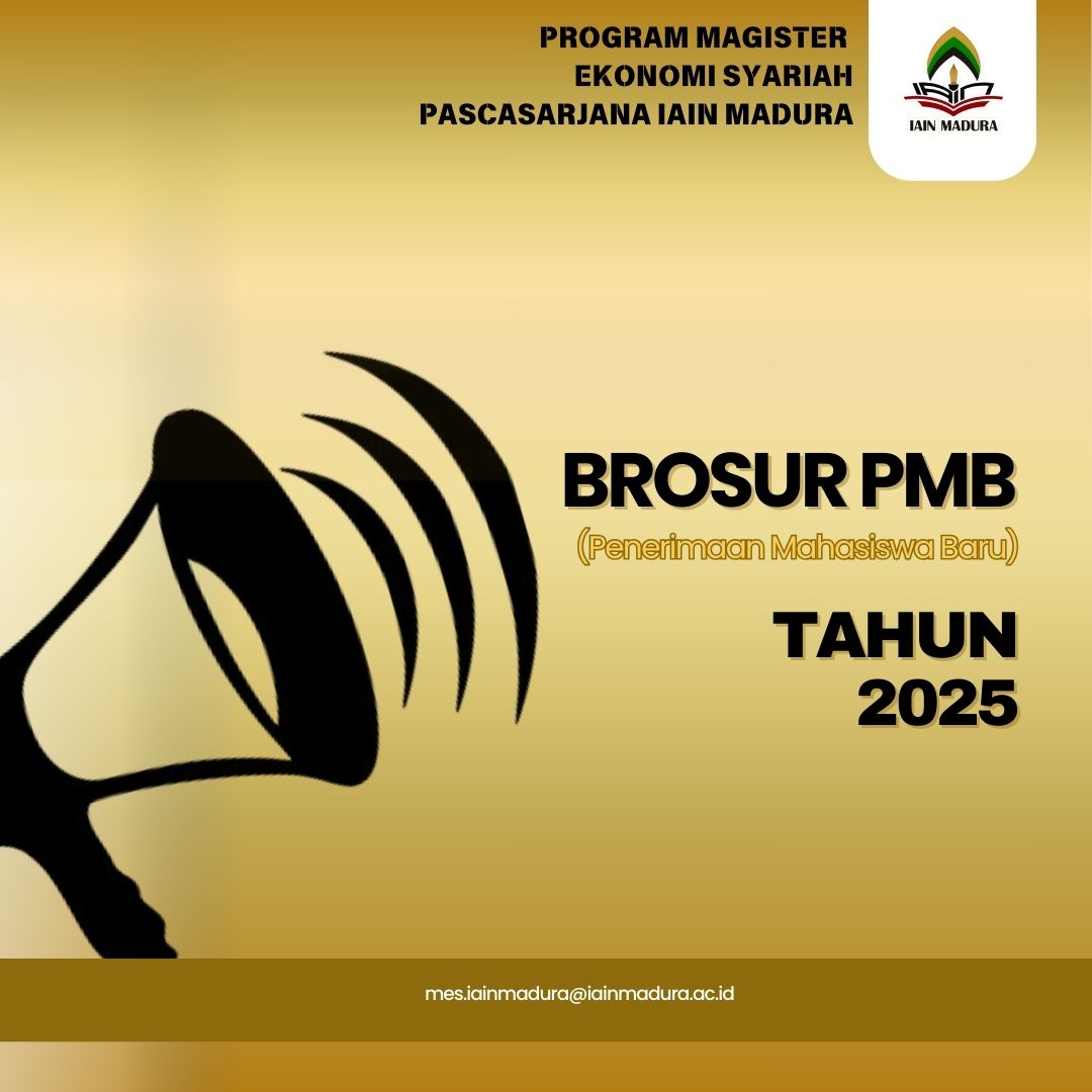 Brosur Penerimaan Mahasiswa Baru (PMB) Pascasarjana IAIN Madura