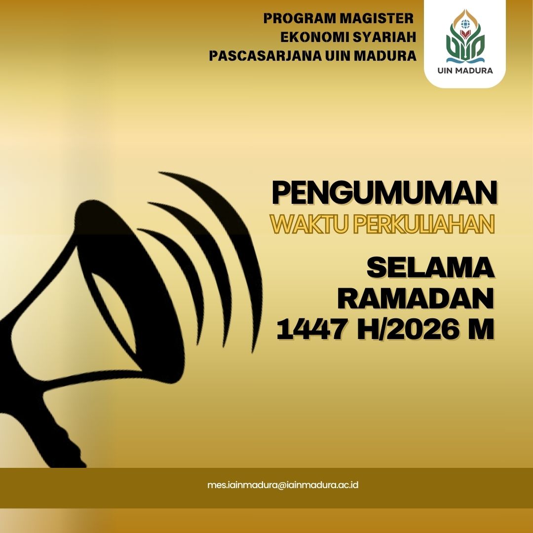 SURAT EDARAN WAKTU PERKULIAHAN SELAMA RAMADAN 1447 H/2026 M