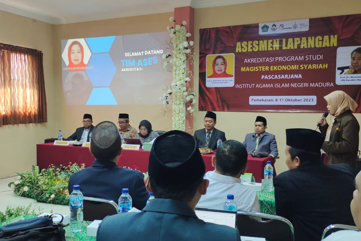 ASESMEN LAPANGAN PRODI MAGISTER EKONOMI SYARIAH PASCASARJANA IAIN MADURA